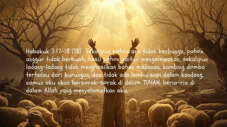 Renungan Kristen: Bergembira dalam Tuhan meski dalam Penderitaan