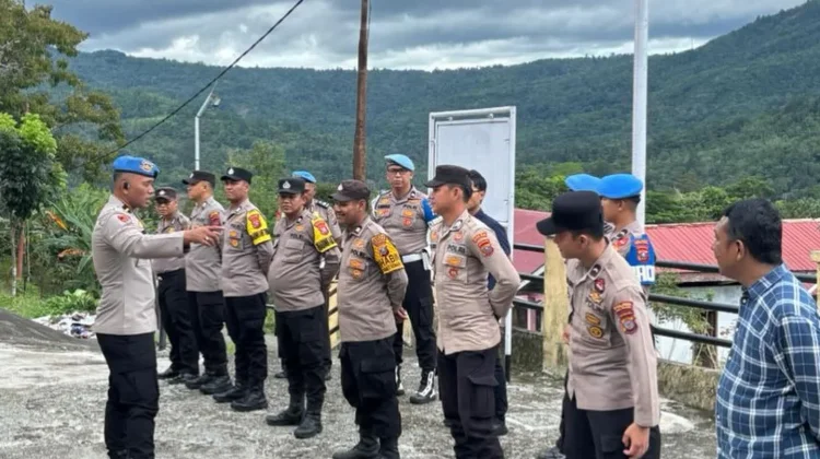 Propam Polres Nias Selatan Tertibkan Personel Polsek Lolowau