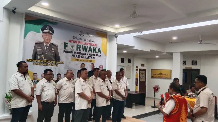 Ketua Forwaka Sumut Lantik Pengurus Forwaka Nisel Periode 2026–2028