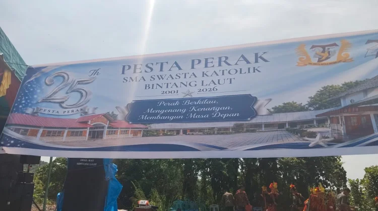 SMA Swasta Katolik Bintang Laut Telda Gelar Pesta Perak