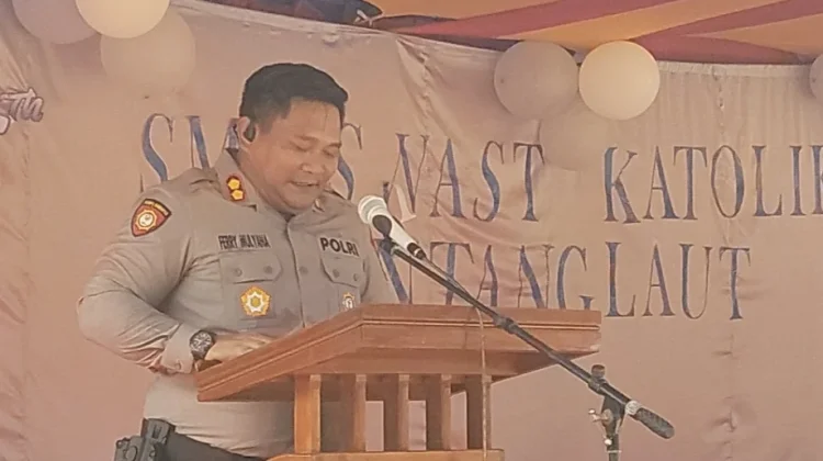 Pesta Perak SMA Bintang Laut, Kapolres Nisel Apresiasi Kolaborasi Kedua Lembaga