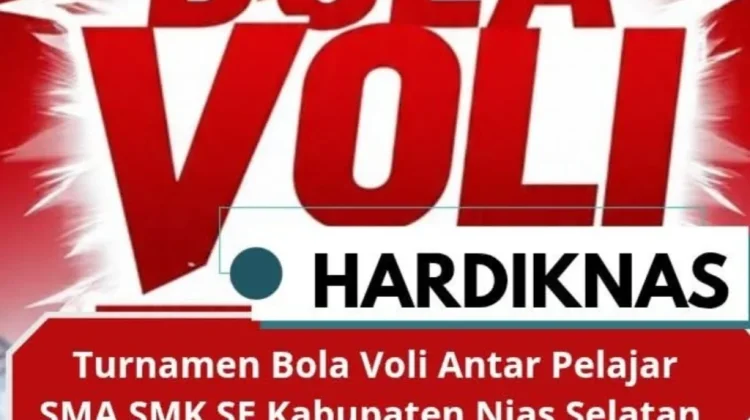 Final Turnamen Voli Pelajar SMA/SMK se-Nisel Digelar usai Upacara Hardiknas