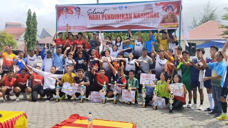 Tim Putri SMANSA Telda Raih Juara Pertama Turnamen Voli Pelajar SMA/SMK se-Nisel