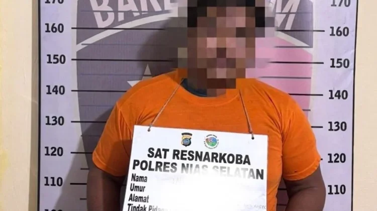 Polres Nias Selatan Ringkus Pria Pembawa Narkotika Sabu