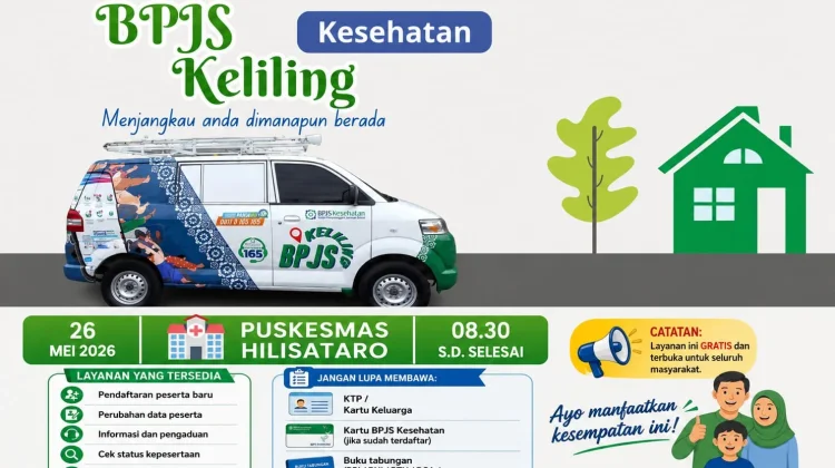 BPJS Kesehatan Keliling Hadir di Lokasi Puskesmas Hilisataro