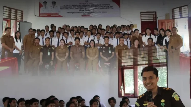 Sosialisasi Pencegahan dan Penyalahgunaan Narkotika di SMP Negeri 1 Aramo