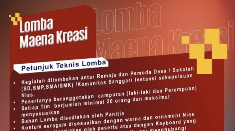 Inilah Sejumlah Kegiatan yang Digelar pada Maniamolo Fest 2026