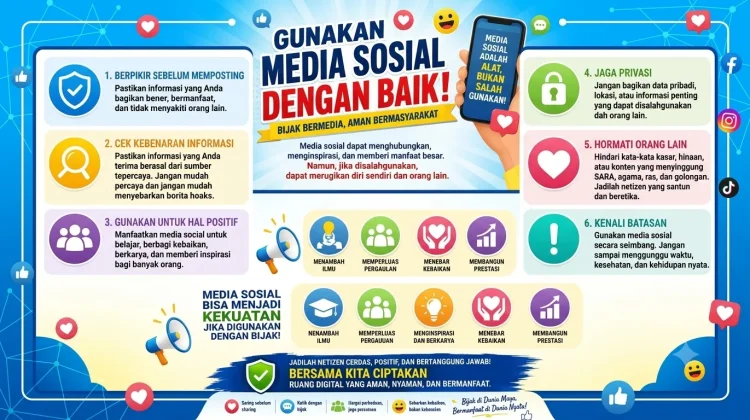 Bijak Bermedia Sosial Ciptakan Ruang Digital Aman