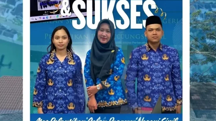 Kantor Pertanahan Nias Selatan Ikuti Pelantikan Virtual