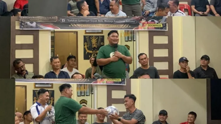 Pererat Silaturahmi, Polres Nias Selatan Gelar Nobar