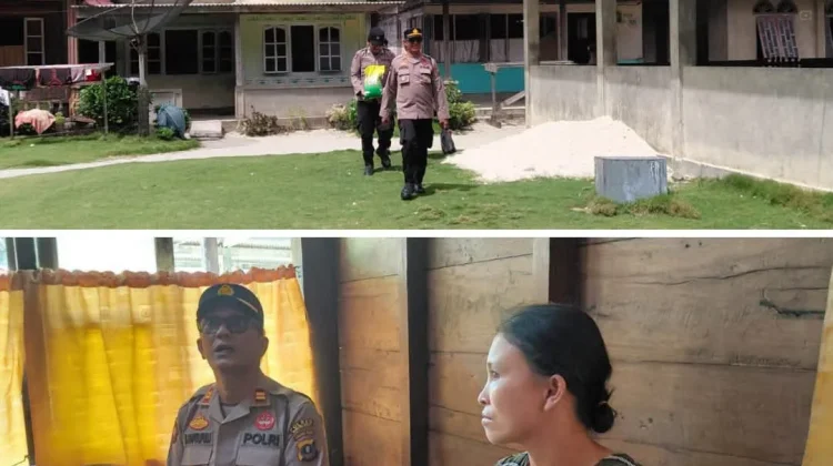 Polres Nias Selatan Bagikan Bansos Menyambut HUT Bhayangkara