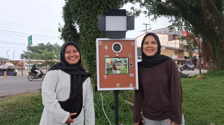 Okee Photobooth Hadir Abadikan Momen Pengunjung Alun-Alun Gunungsitoli