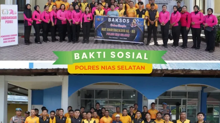 Polres Nias Selatan Gelar Bakti Sosial Religi