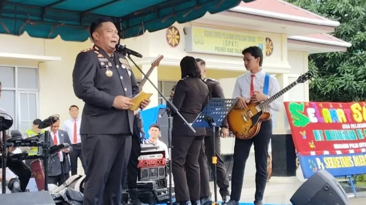 HUT Bhayangkara ke-80, Kapolres Nisel Ajak Semua Pihak Perkuat Sinergi
