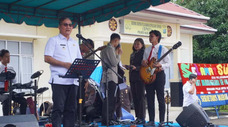 Pesan Bupati Nisel di HUT Bhayangkara: Perkuat Sinergi, Wujudkan Nias Selatan Maju