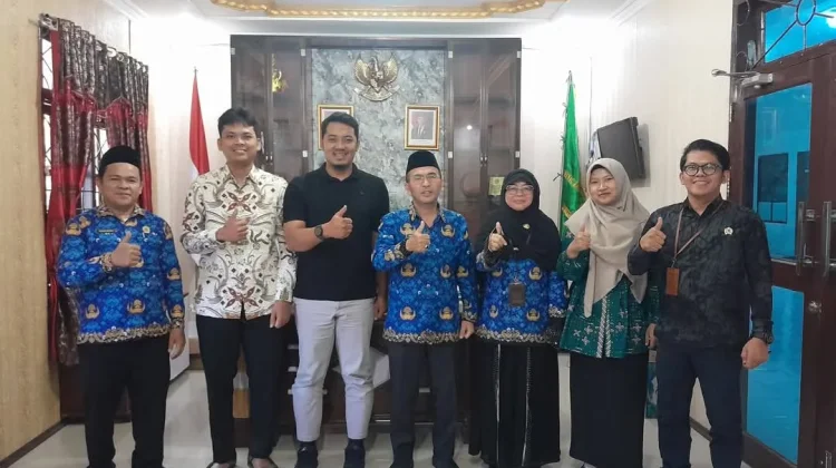Kemenag Nisel Terima Kunjungan BPN Bahas Pendataan dan Sertifikasi Tanah Wakaf