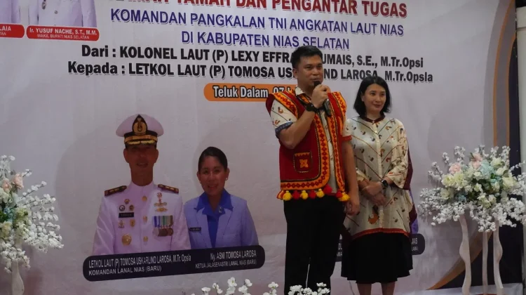 Akhiri Masa Tugas di Pulau Nias, Pengabdian Kolonel Laut (P) Lexy Dumais Diapresiasi