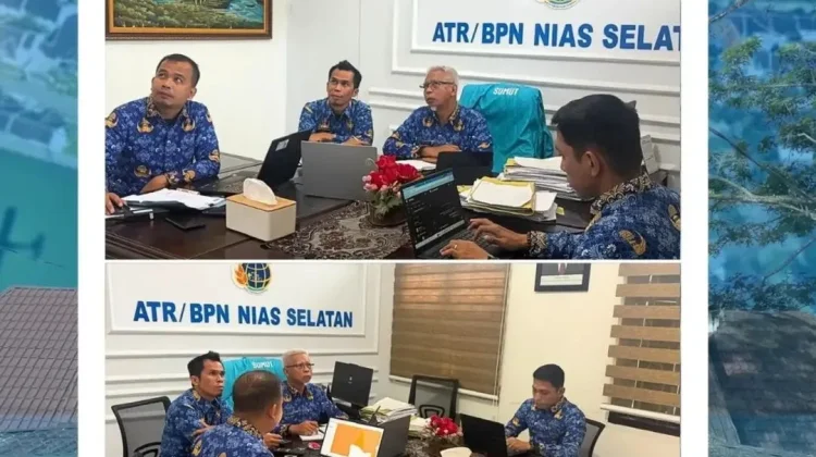 Kantor Pertanahan Nias Selatan Ikuti Pemutakhiran Lahan Sawah