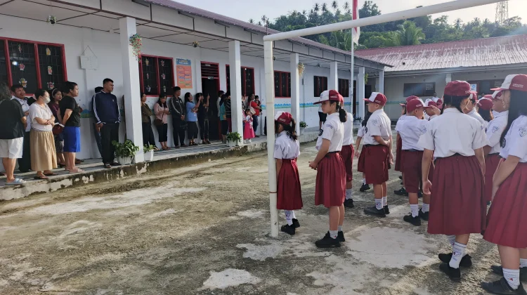 Suasana MPLS Hari Pertama di SD Methodis Telukdalam