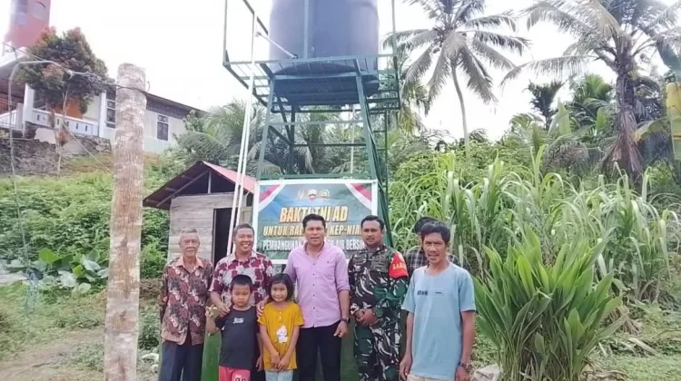 Satgas Karbak TNI AD Rampungkan Pembangunan Sumur Bor Air Bersih di Desa Labara