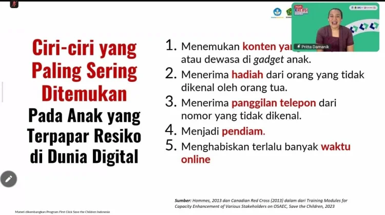 Komunikasi Orang Tua Cegah Anak Terpapar Risiko Dunia Digital
