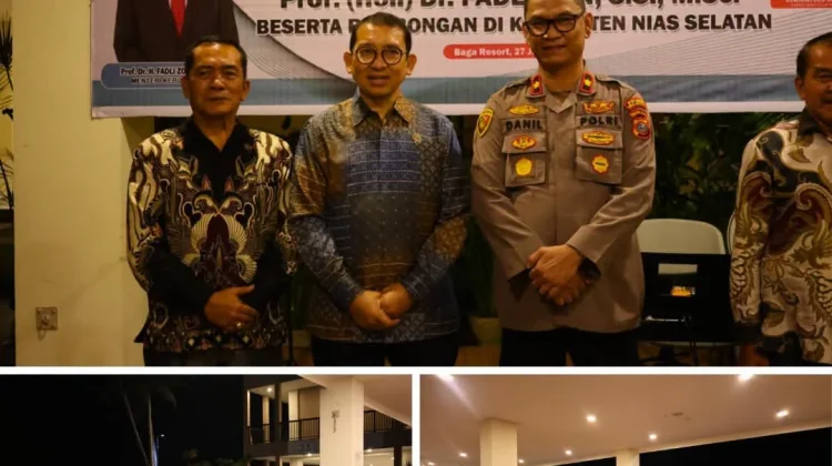 Wakapolres Nias Selatan Hadiri Ramah Tamah Menteri Kebudayaan
