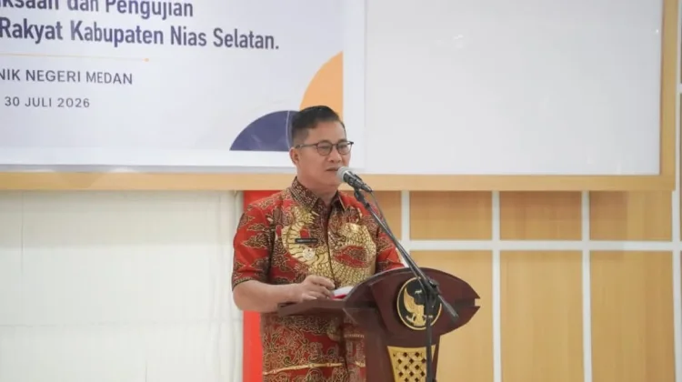 Bupati Nisel Apresiasi Tim Ahli Polmed Atas Uji Kelayakan Gedung Istana Rakyat
