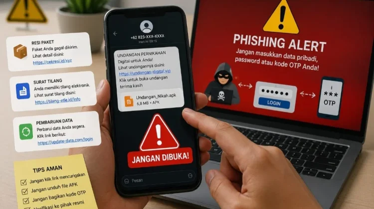 Waspadai Tautan dan File Berbahaya Berkedok Informasi Resmi