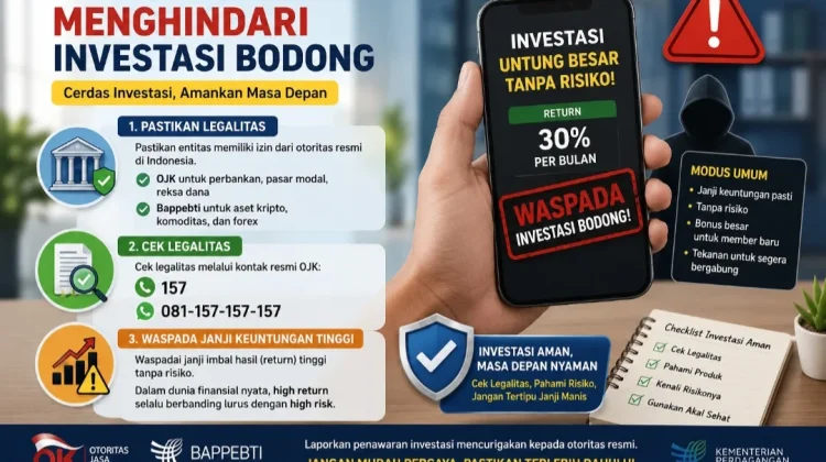Kenali Cara Cepat Menghindari Investasi Bodong sejak Dini