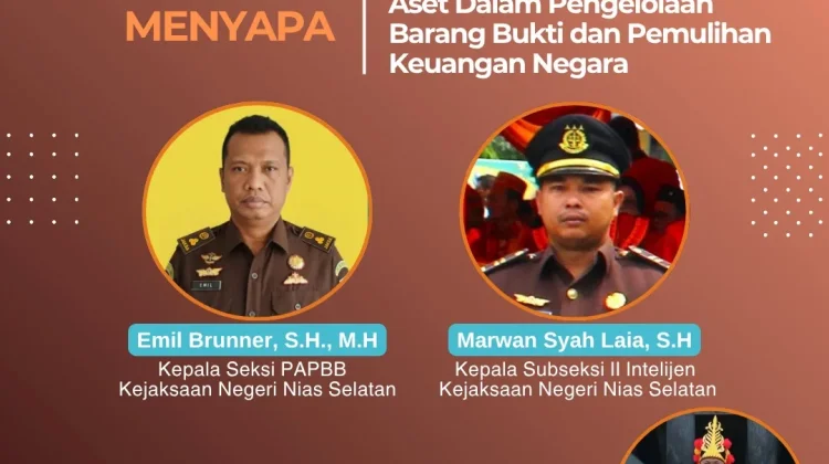 Kejari Nias Selatan Optimalkan Pemulihan Keuangan Negara