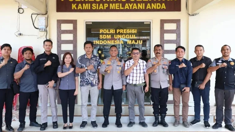 Perkuat Sinergitas, Bawaslu Nias Selatan Koordinasi Dengan Polres Nias Selatan