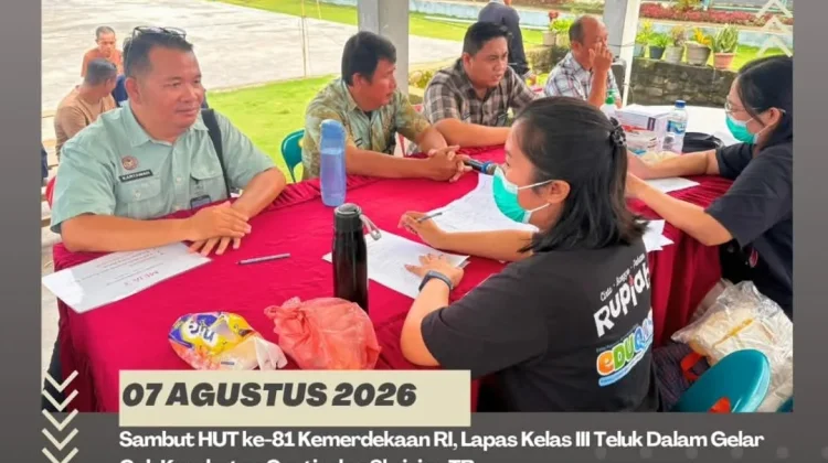 Sambut HUT KEMRI, Lapas Kelas III Telda Gelar CKG dan Skrining TB