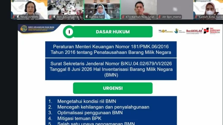 Jaga Aset Negara, Kantah Nias Selatan Inventarisasi BMN