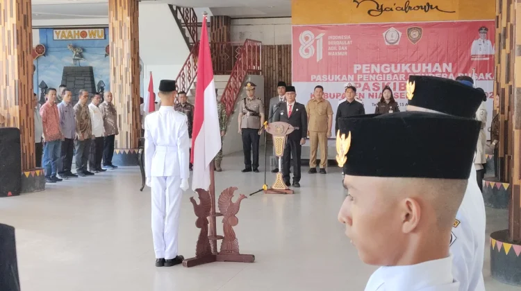 Bupati Nisel Kukuhkan Anggota Paskibraka 2026