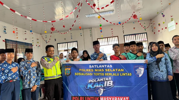 MTsN Nisel Sambut Sosialisasi Polantas Karib, Siswa Diajak Utamakan Keselamatan