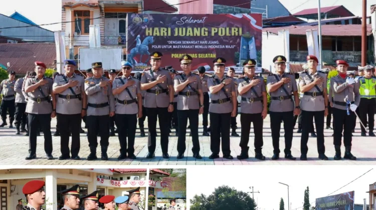 Polres Nias Selatan Gelar Upacara Hari Juang Polri