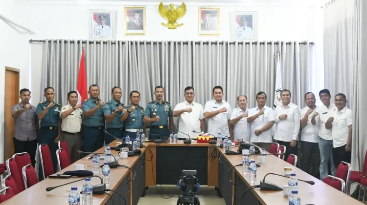 Pemkab Nisel dan Lanal Nias Bertemu, Bahas Penguatan Keamanan Laut