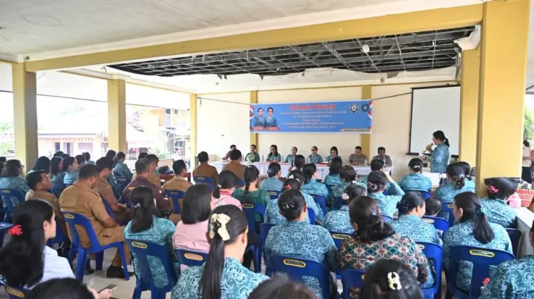 TP PKK Nisel Gelar Pembinaan 10 Program Pokok di Kecamatan Amandraya