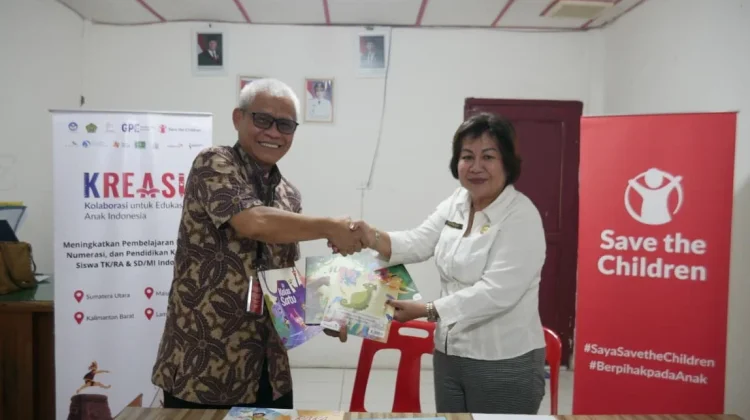 KREASI Serahkan 2.700 Buku dan Bahas Program Lanjutan Bersama Disdik Nias Selatan