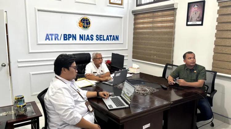 Kantor Pertanahan Nias Selatan Gelar Rakor LP2B