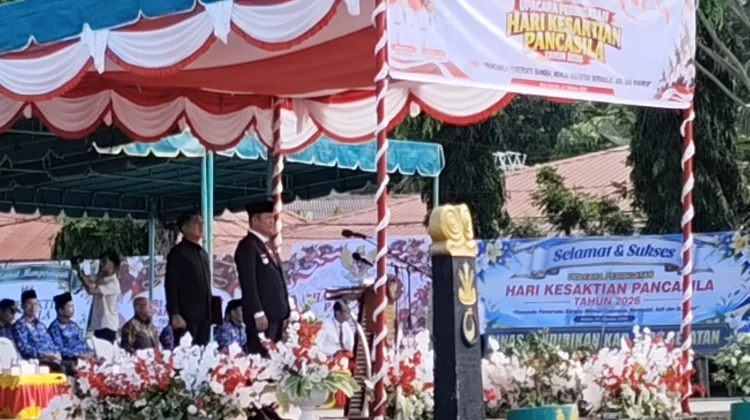 Bupati Sokhiatulo Laia Pimpin Upacara Hari Kesaktian Pancasila di Nisel