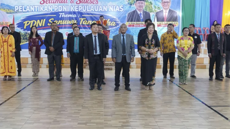 Dr. Yasatulo Lase Dilantik Jadi Ketua PDNI Kepulauan Nias
