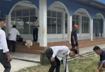 Sambut Ramadhan, Lapas Telda Bersihkan Masjid Agung Ar-Rahman