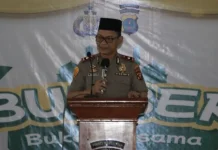 Polres Nias Selatan Buka Puasa Bersama dengan Anak Yatim