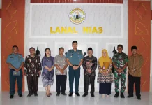 Danlanal Nias Terima Kunjungan Jajaran Kementerian Agama Nias Selatan