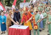 Kepala Staf TNI AD Resmikan Jembatan Bailey di Sifalago Gomo