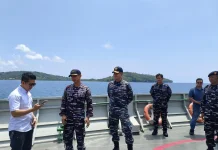 Danlanal Nias Sambut Kedatangan KRI Bung Karno 369