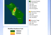 Aktivitas Petir di Kepulauan Nias Minggu Ini Mencapai 1.843 Sambaran