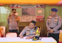 Kapolres Nias Selatan Cek Kesiapan Pengamanan Idul Fitri