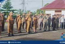 Wabup Nias Selatan Pimpin Apel Pagi Tekankan Kedisiplinan